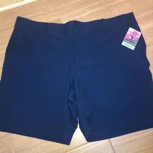 NWT Reel Legends Navy Flat Front Shorts Size 24W